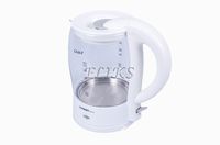 Czajnik elektryczny szklany First FA-5406-1 bia�y