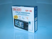 Stacja pogodowa - zegar - termometr - barometr Meteo SP-18